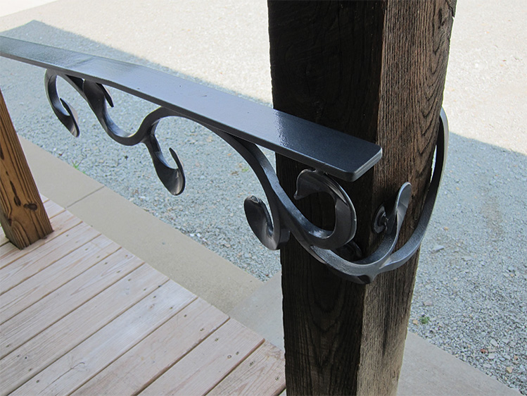 Crawl Scroll Handrail Bracket